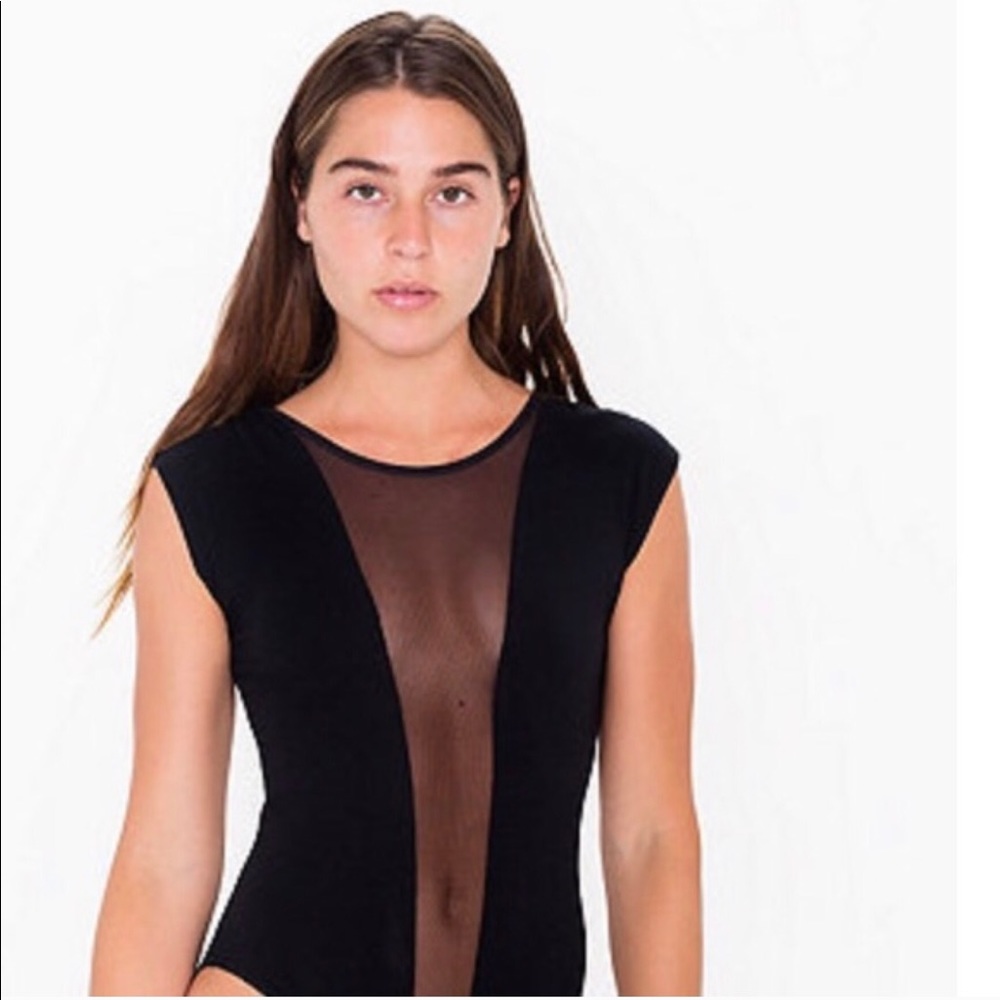 American Apparel Black Bodysuit